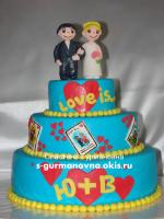 Свадебный в стиле Love is